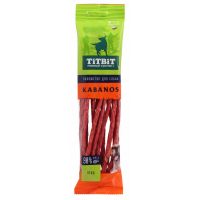 TITBIT Колбаски Кабанос для собак с уткой 80 г