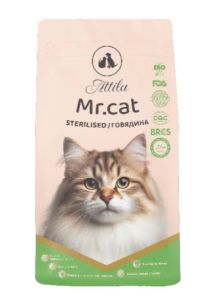 Mr.Cat Sterilised сухой корм для стерилизованных с говядиной, на развес 