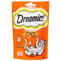 Dreamies "Лакомые подушечки" для кошек Курица, 60 г