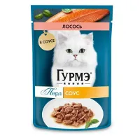 Гурмэ Перл кусочки в соусе, лосось 