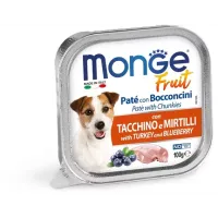 MONGE FRUIT ДЛЯ СОБАК ИНДЕЙКА И ЧЕРНИКА 100Г