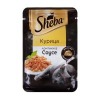Sheba 75г ломтики в соусе курица