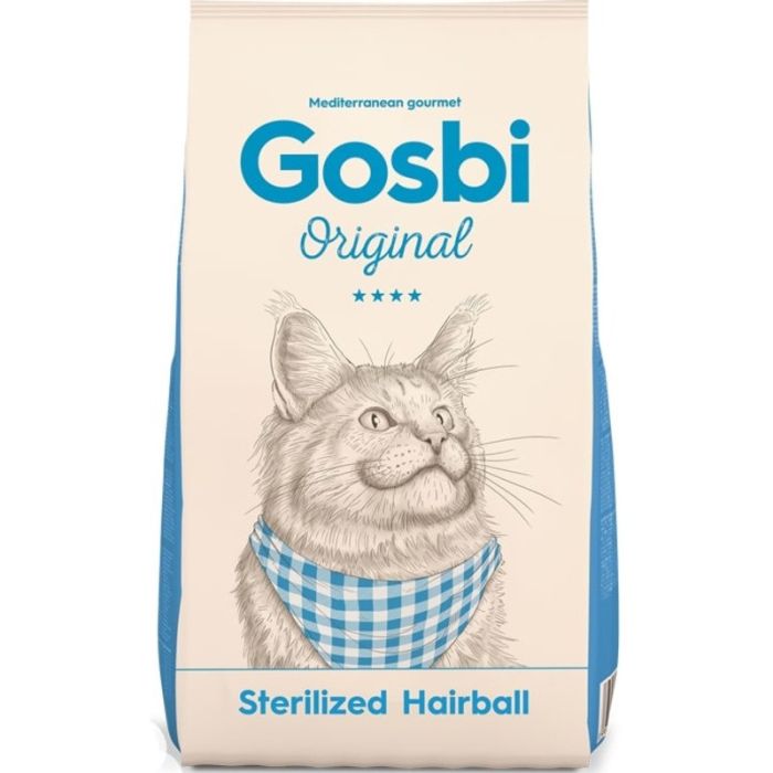 GOSBI Original. Sterilized Hairball Cat. со вкусом курицы и рыбы