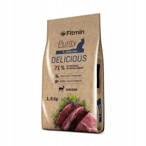 Fitmin Purity Delicious Venison — сухой корм для взрослых кошек с олениной