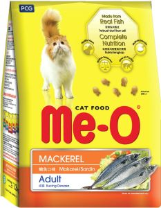 Me-O cat food mackerel. Скумбрия