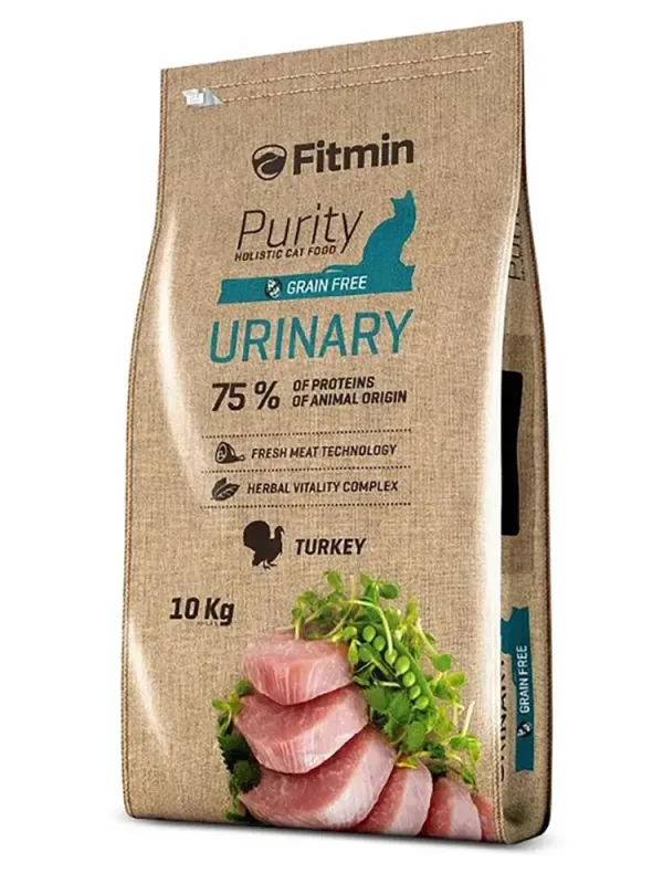 Fitmin Cat Purity Urinary — беззерновой сухой корм для взрослых кошек с индейкой