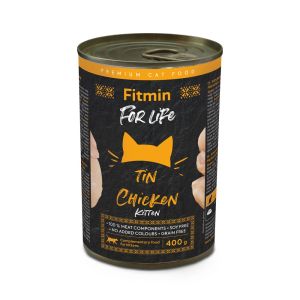 Fitmin For Life Chicken — консервы с курицей для котят, 400 г