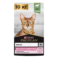 Pro Plan Delicate, ПроПлан сухой корм для кошек с чувствительным пищеварением с ягненком