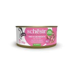 SCHESIR Тунец для взрослых с ветчиной 140 гр