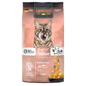 Leonardo Adult Salmon GF — сухой беззерновой корм для взрослых кошек с лососем, на развес