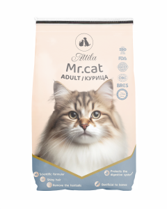 Mr.Cat Adult Chicken сухой корм для взрослых кошек с курицей, на развес