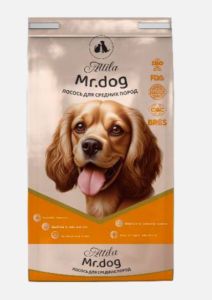 Attila Mr. Dog Salmon Medium Breed — сухой корм с лососем для собак средних пород