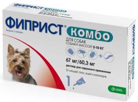 Фиприст Комбо для собак 2-10 кг