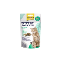 Gimcat Nutri Crispy Pockets с лакомством для кошек из кошачьей мяты, 60 г