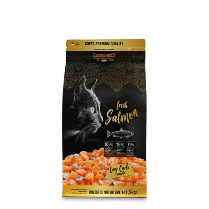 Leonardo fresh Salmon, беззерновой корм, лосось