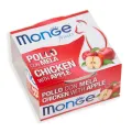 Monge Natural Fruits Pollo con Mela — влажный корм с курицей и яблоком для кошек, 80 г