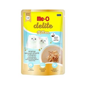 Me-O Delite Kitten Мусс из тунца с топпингом из козьего молока кацуобуси 70г