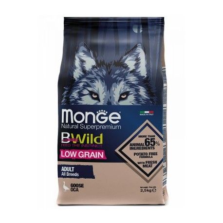 Monge Dog BWILD GOOSE низкозерновой корм для собак