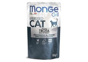 MONGE GRILL BUSTE STERILIZED TROTA, мини-филе форель