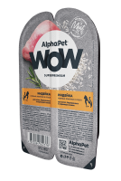 AlphaPet WOW Superpremium / для котят, беременных и кормящих кошек нежные ломтики индейки в соусе