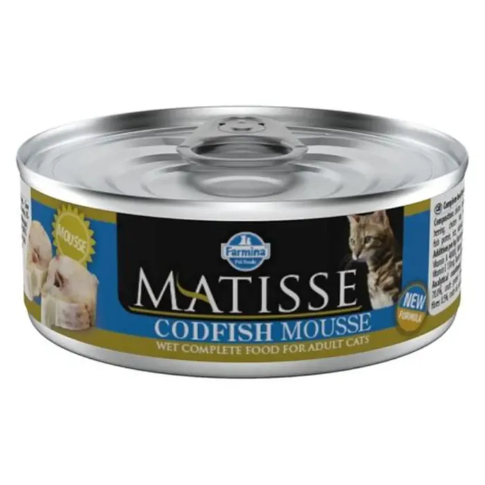 Корм консервированный для кошек Farmina Matisse, Матисс мусс для кошек с треской