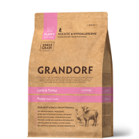 Grandorf Puppy Lamb &Turkey Сухой корм для щенков всех пород с 3 недель Ягненок с Индейкой, 3 кг