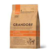 Grandorf Junior Medium&Maxi ягненок и индейка, 1кг