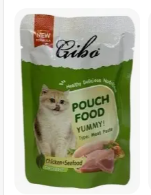 Gibo курица с морепродуктами паштет 85 гр