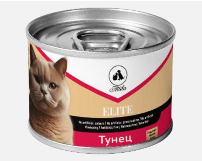 Elite мясной паштет со вкусом тунец, 80гр.