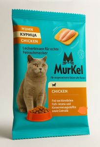 Murkel сухой корм для взрослых кошек с курицей