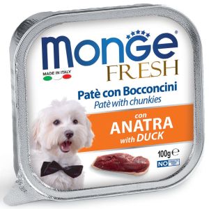 Monge Dog Fresh All Breeds паштет для собак с уткой